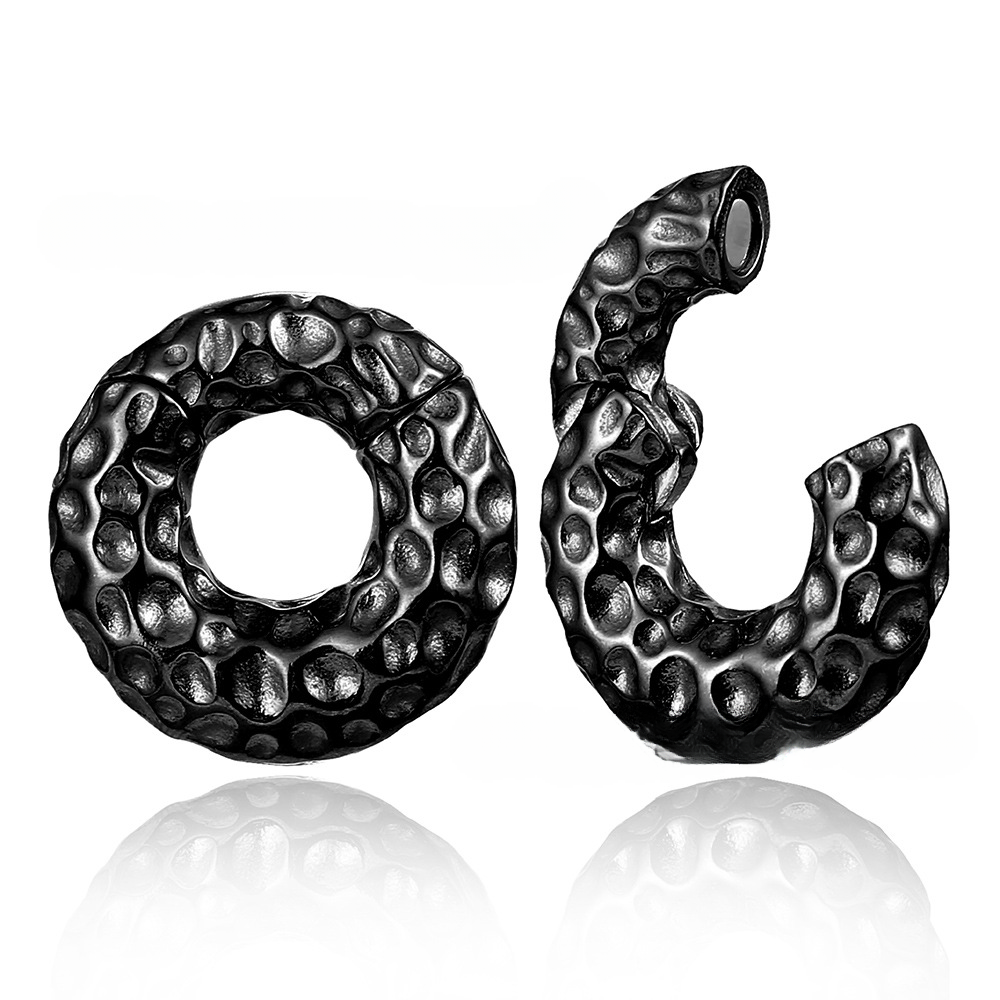 PunkPlugs Hammered Circle Ear Weights & Hangers