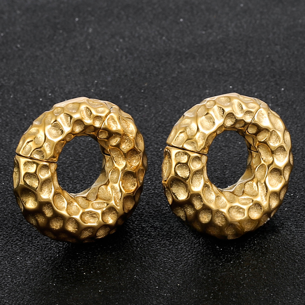 PunkPlugs Hammered Circle Ear Weights & Hangers