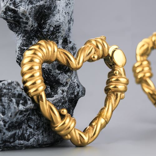 PunkPlugs Heart-Shape Knots Ear Hangers