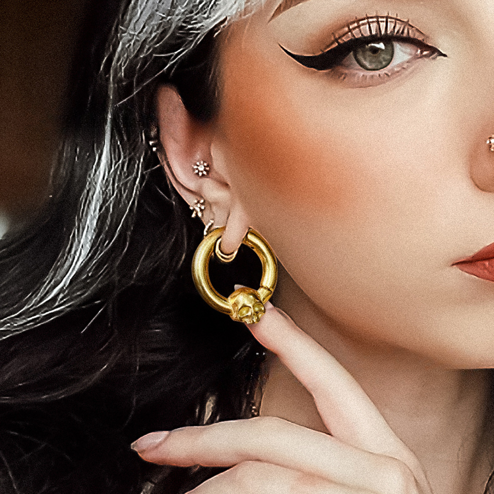 PunkPlugs Skull Magnet Ear Hangers