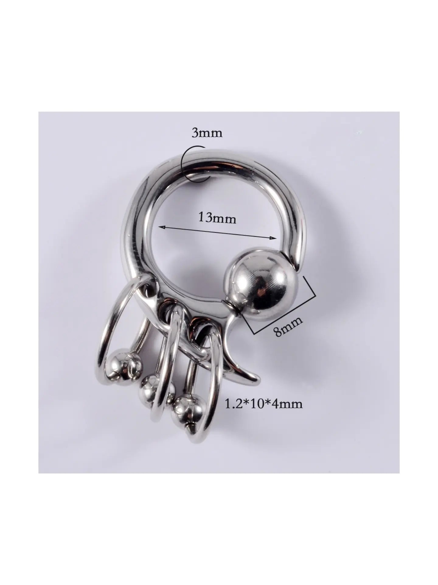 PunkPlugs Triple Stacked Ear Hangers
