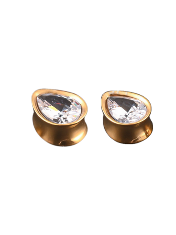 PunkPlugs Water Drop Ear Gauges Plugs