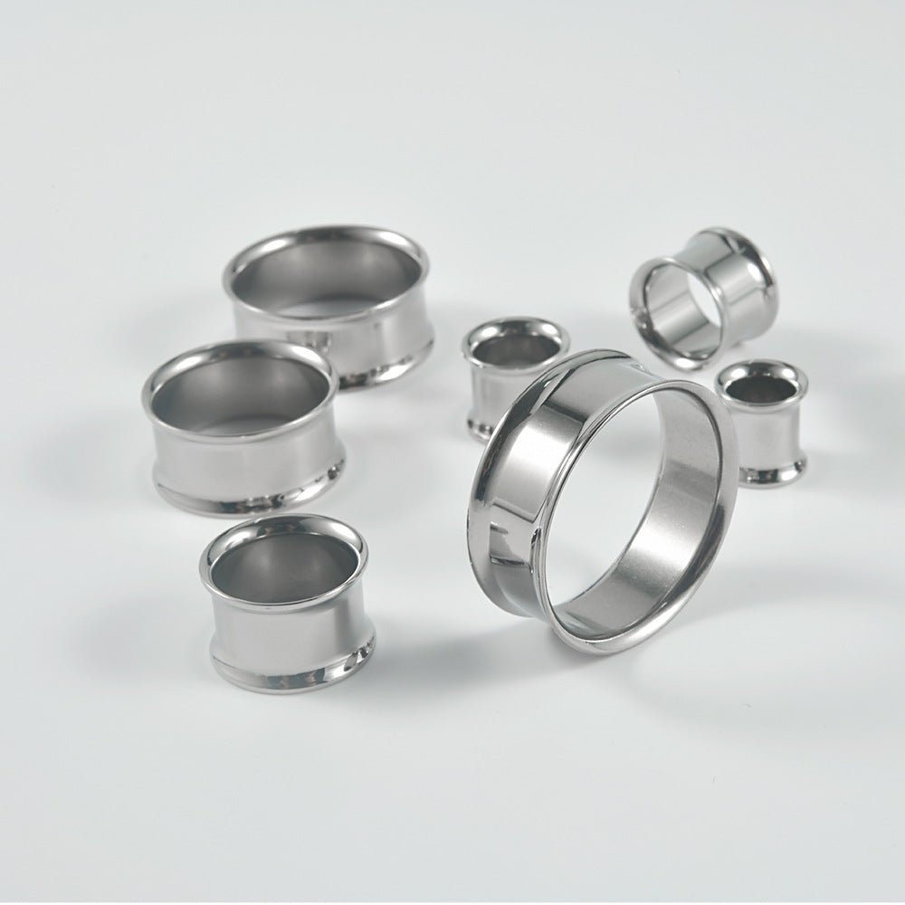 PunkPlugs Double-Flared Titanium Ear Tunnels