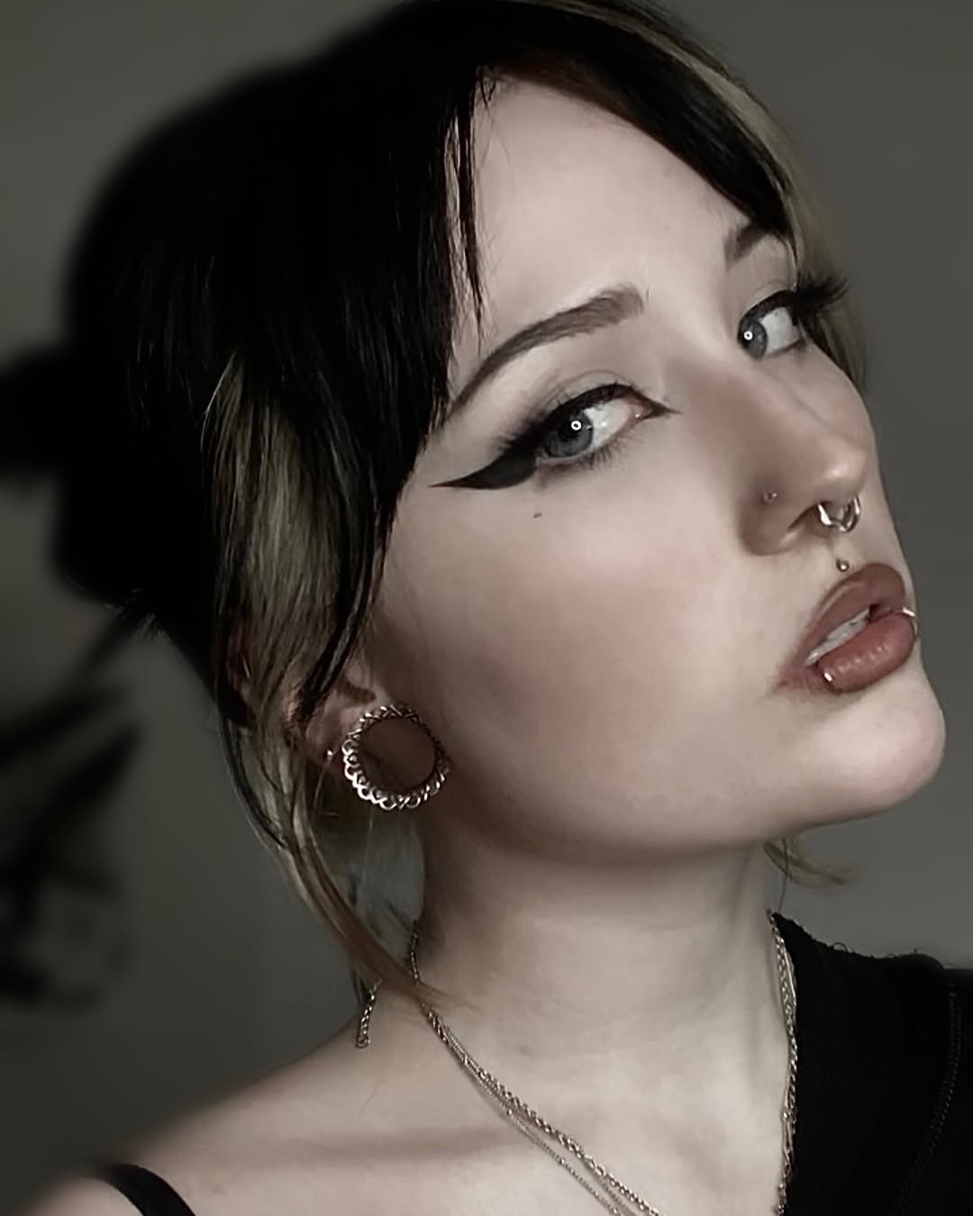 PunkPlugs Floral Hollow Ear Tunnels