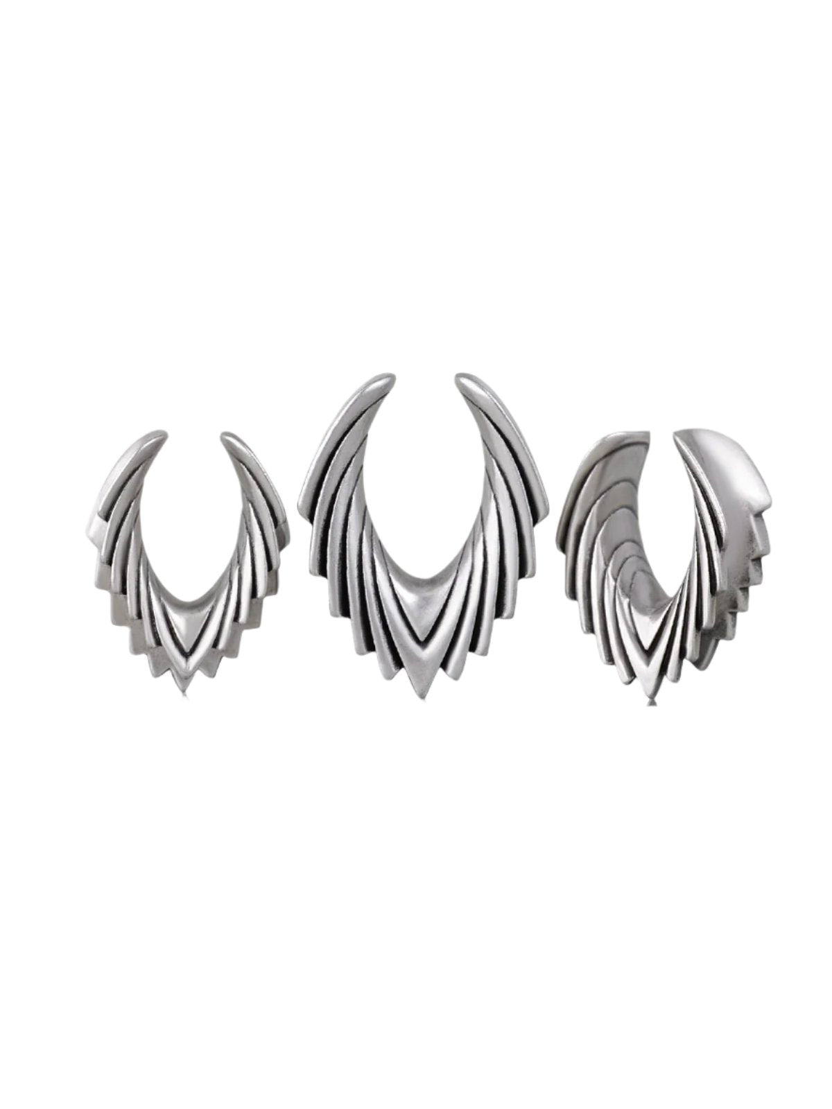 PunkPlugs Angel Wings Streamline Copper Ear Saddles Tunnels