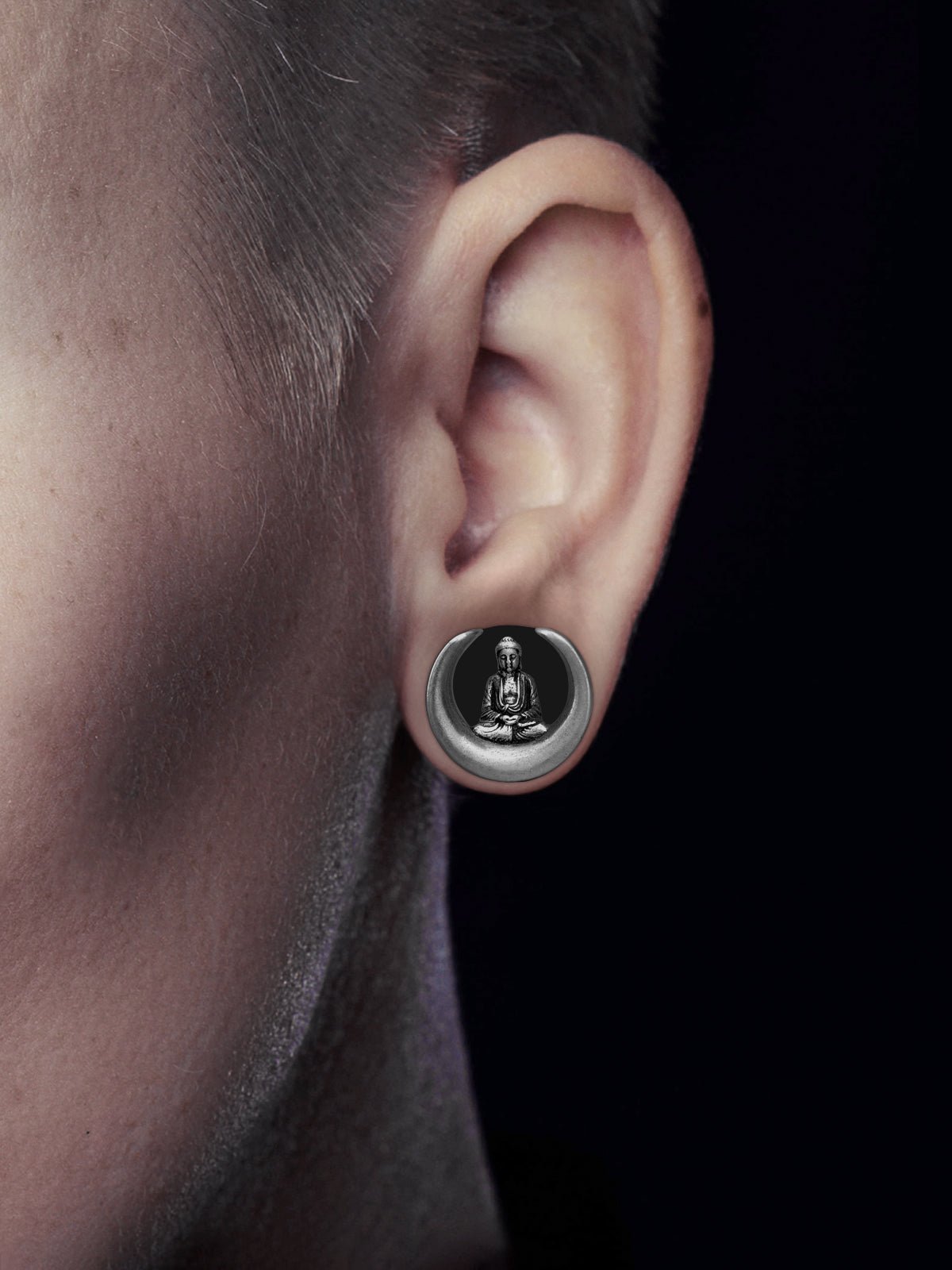 PunkPlugs Buddha Design Copper Ear Tunnels