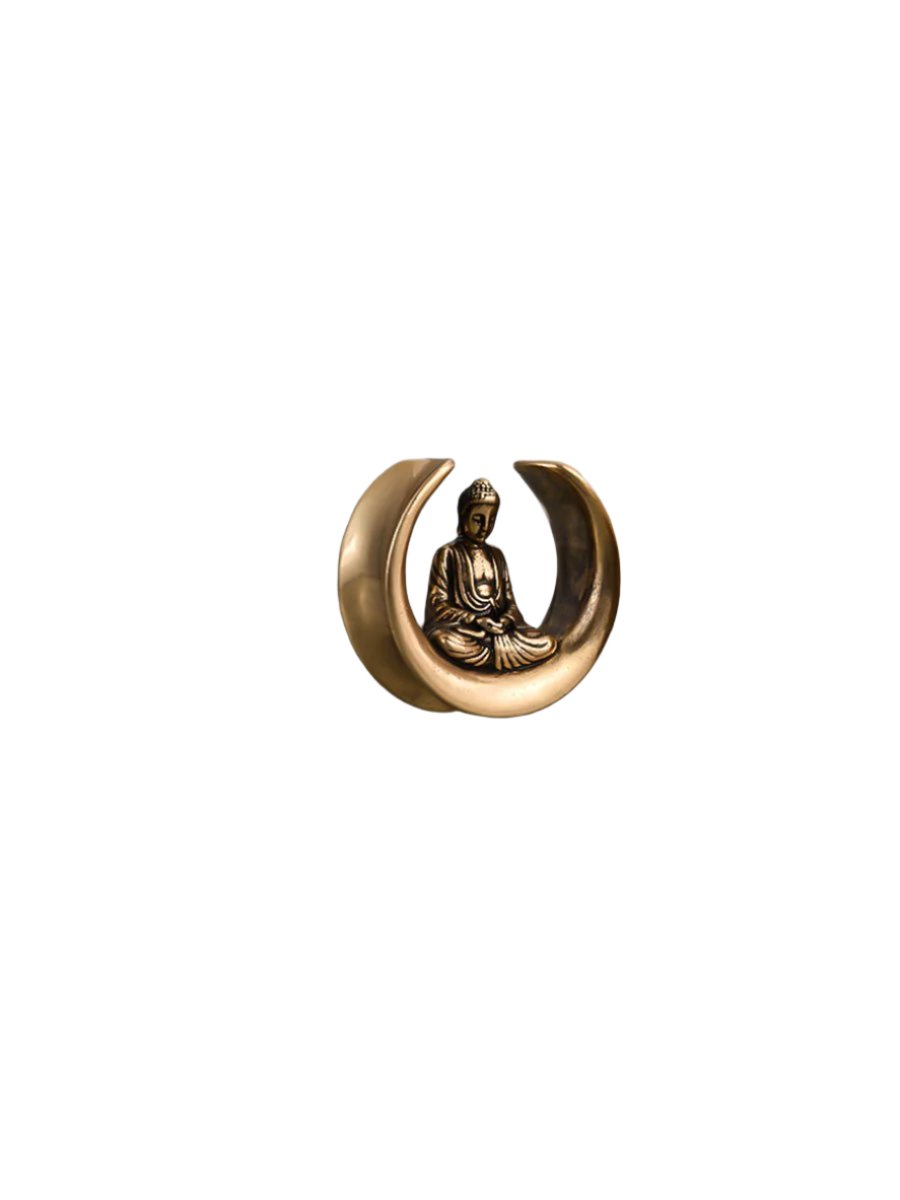 PunkPlugs Buddha Design Copper Ear Tunnels