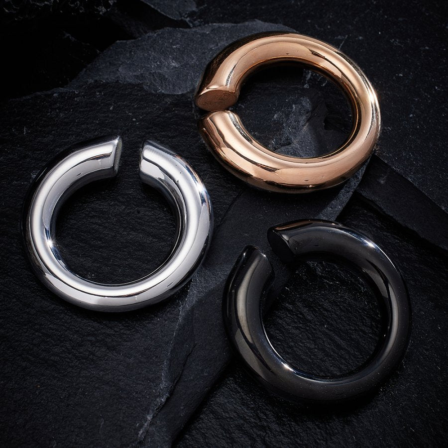 PunkPlugs Circle Stainless Ear Hangers (Weights)