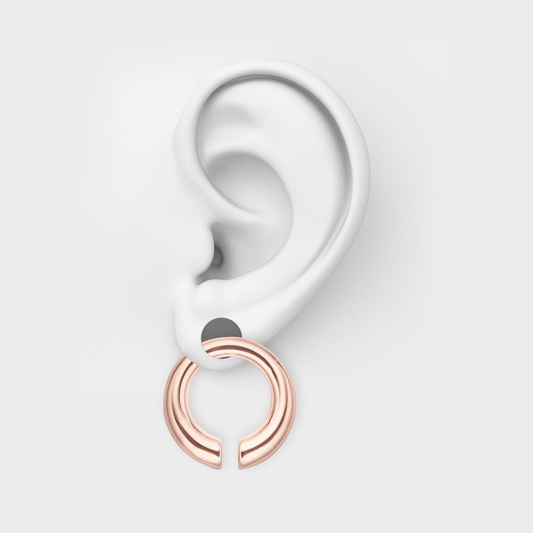 PunkPlugs Circle Stainless Ear Hangers (Weights)