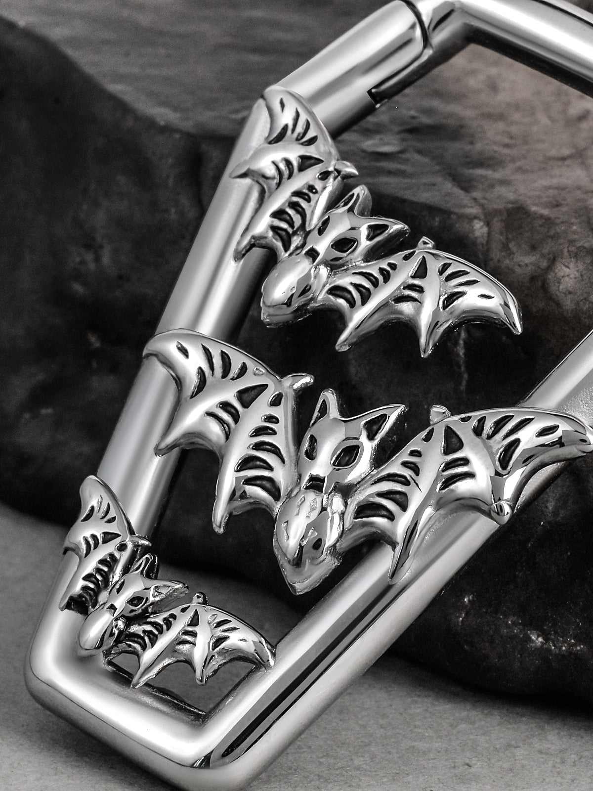 PunkPlugs Dancing Bats Coffin Ear Weights and Hangers