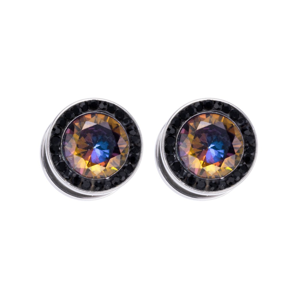 PunkPlugs Dazzling Convex Threaded Ear Plugs