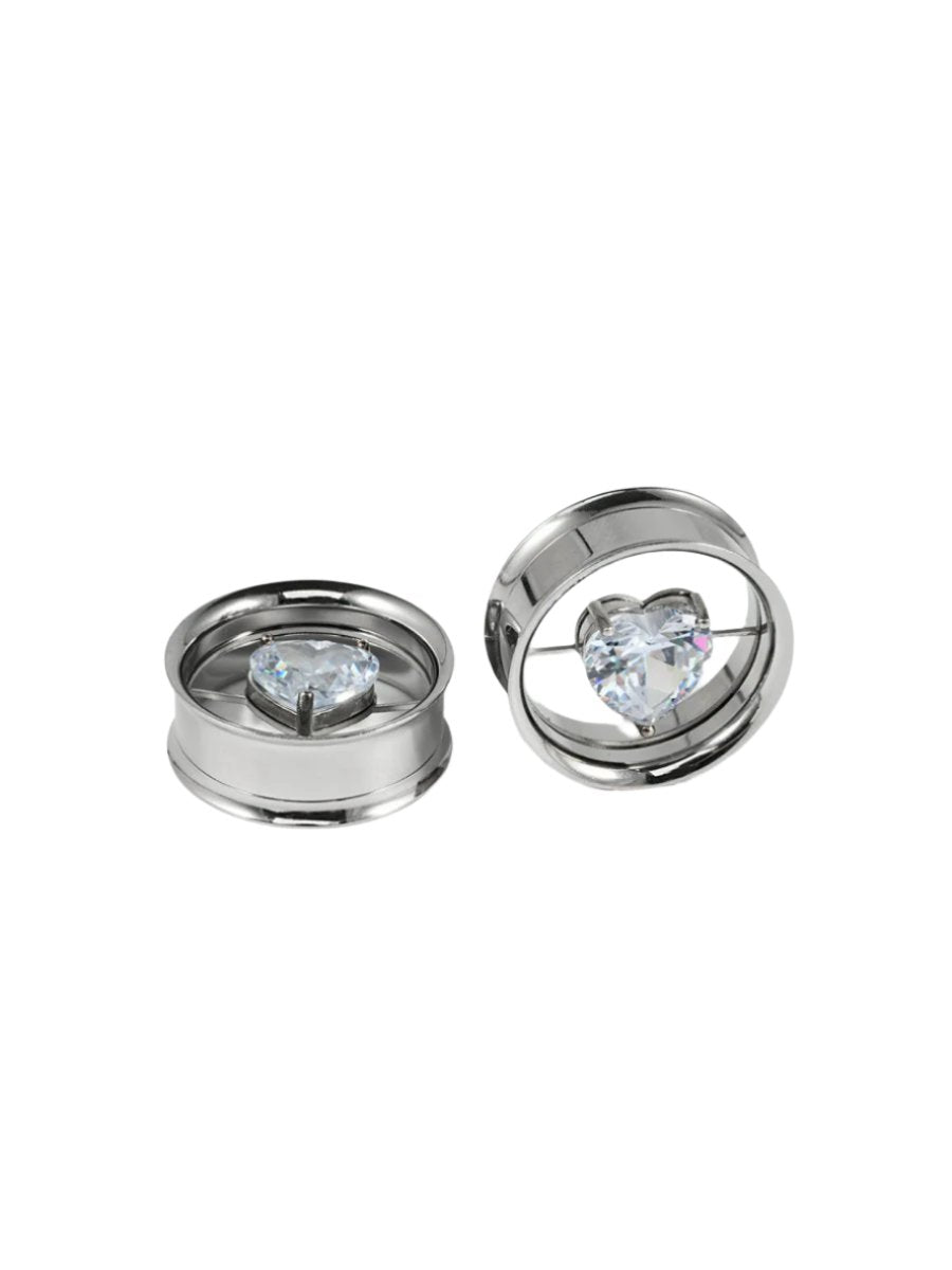 Punkplugs Diamond Ear Gauges Tunnels
