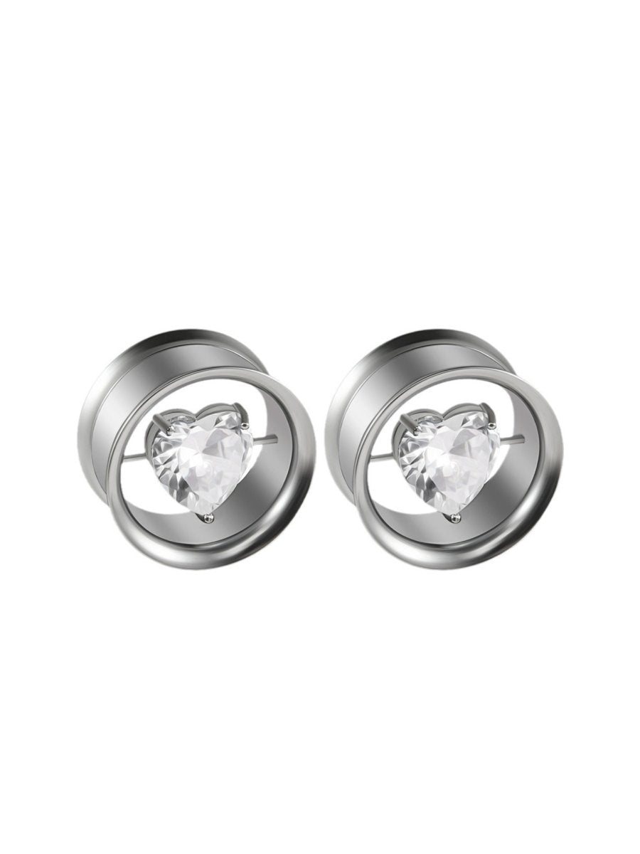 Punkplugs Diamond Ear Gauges Tunnels