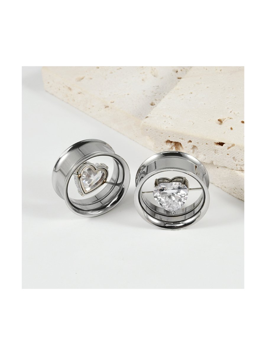 Punkplugs Diamond Ear Gauges Tunnels