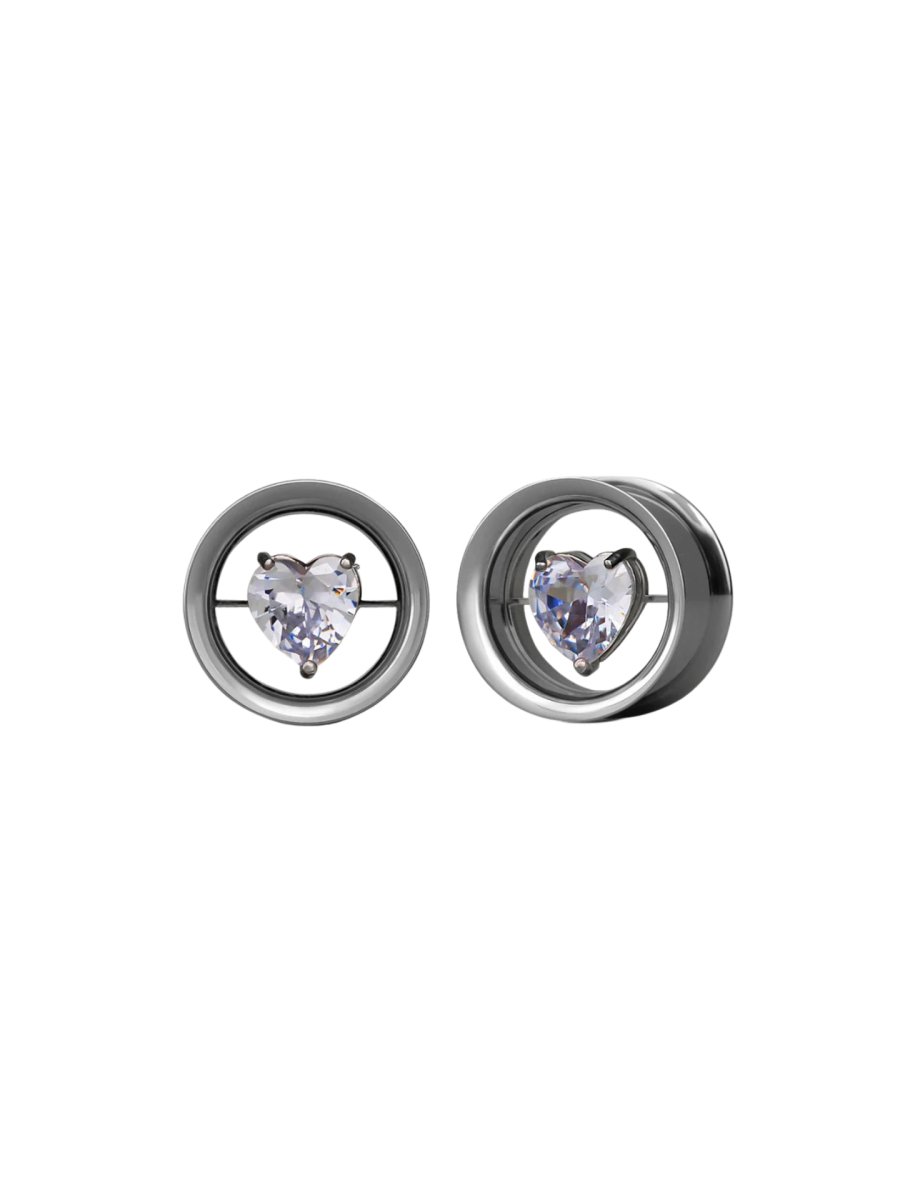 Punkplugs Diamond Ear Gauges Tunnels