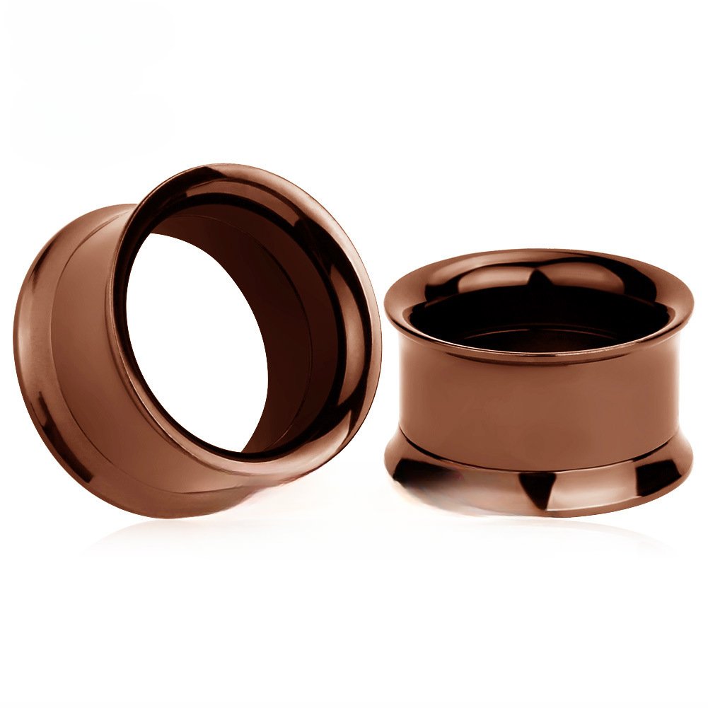PunkPlugs Double-Flared Threaded Ear Tunnels - Customable