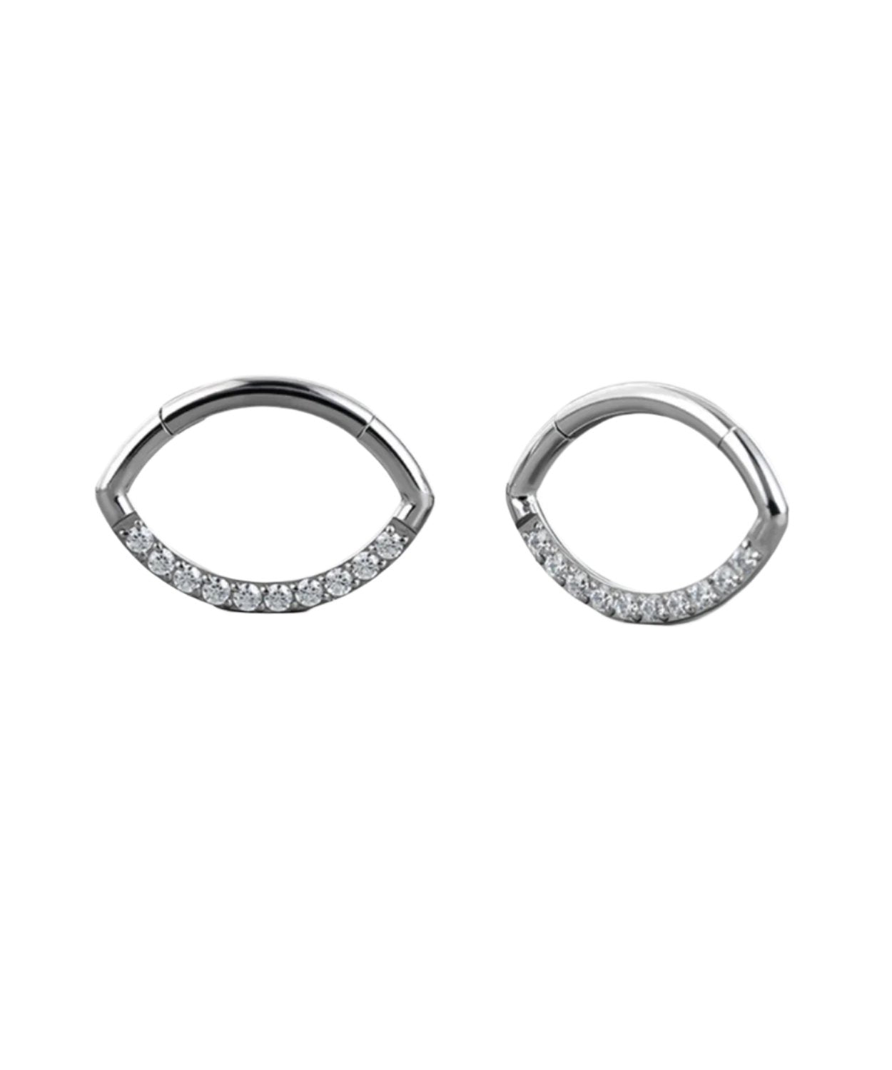 PunkPlugs Eye Shape Diamond Clickers