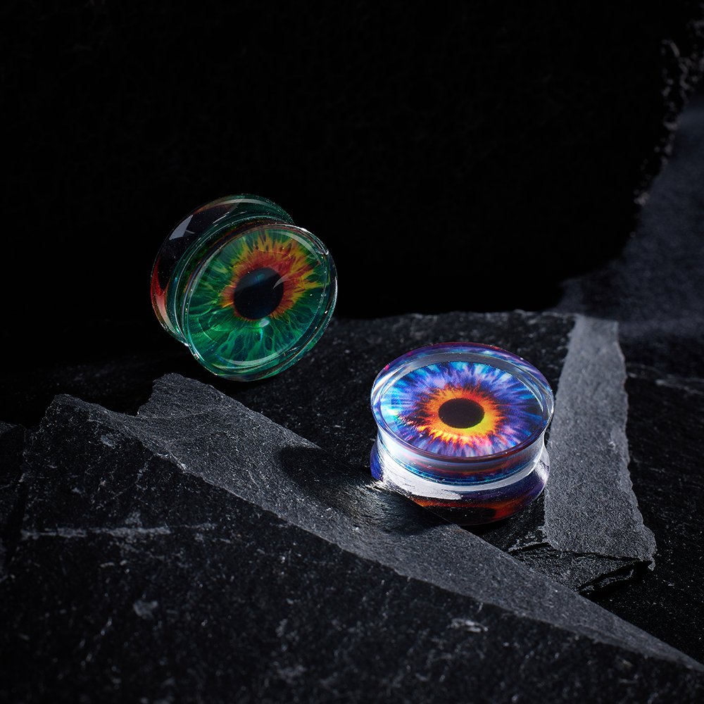 PunkPlugs Eyeballs Acrylic Ear Plugs