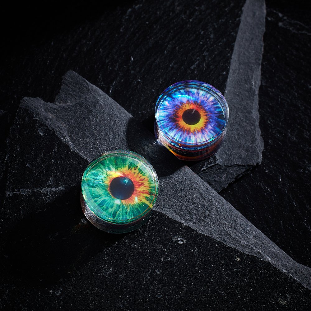 PunkPlugs Eyeballs Acrylic Ear Plugs