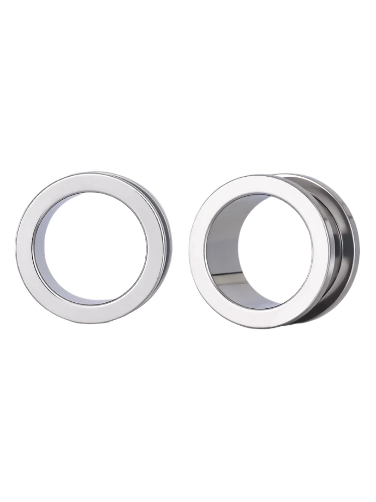 Flat-Flared Threaded Ear Tunnels Petite & Large Size