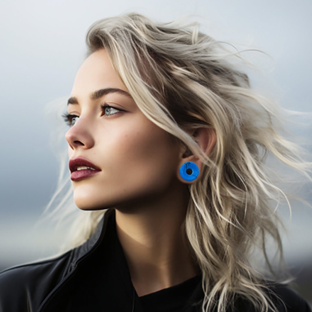 PunkPlugs Natural Stone Ear Tunnels