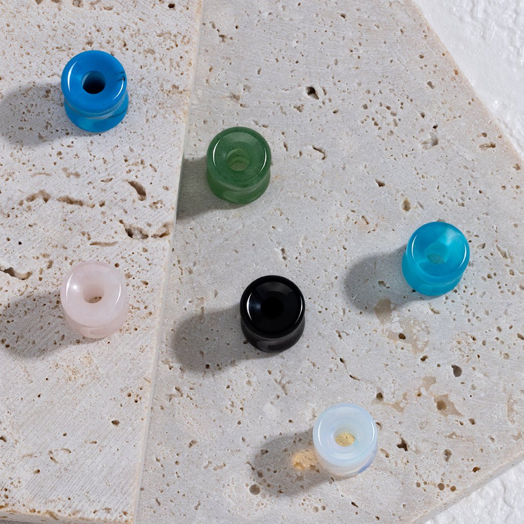 PunkPlugs Natural Stone Ear Tunnels