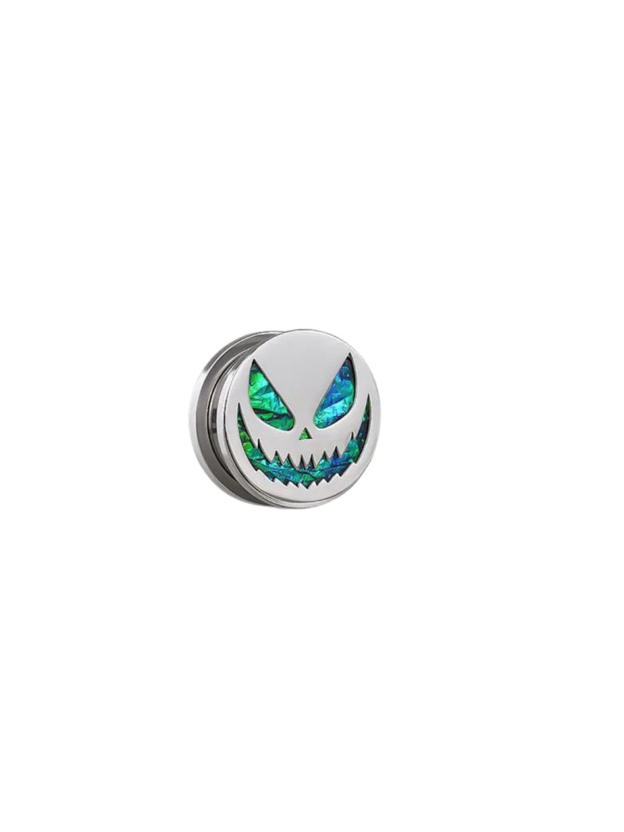 PunkPlugs Halloween Pumpkin Ear Gauges Plugs