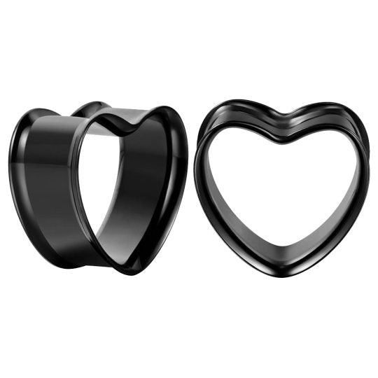 PunkPlugs Heart Shape Ear Tunnels