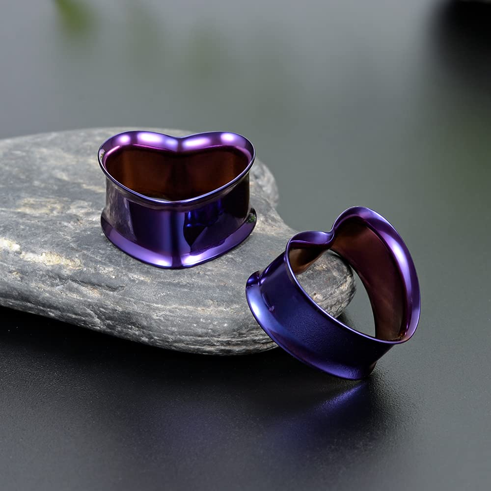 PunkPlugs Heart Shape Ear Tunnels