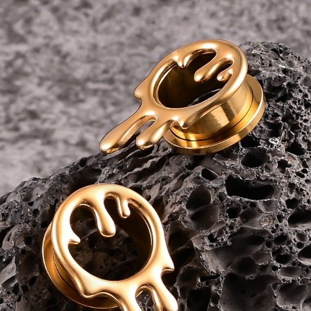 PunkPlugs Melting Drips Ear Tunnels