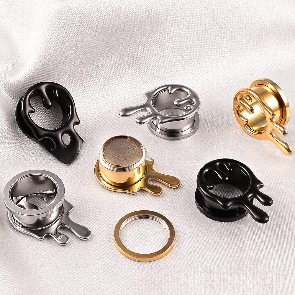 PunkPlugs Melting Drips Ear Tunnels