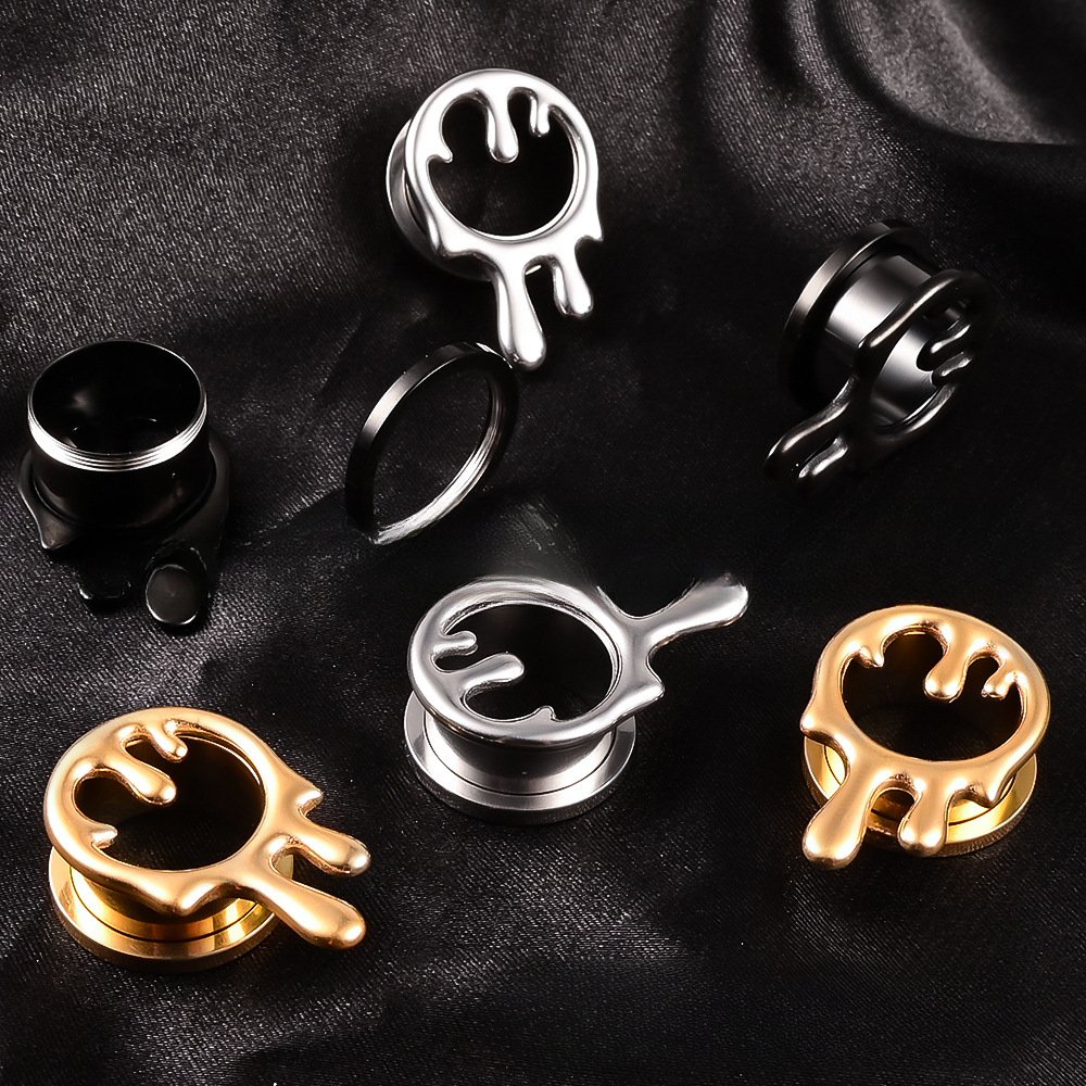 PunkPlugs Melting Drips Ear Tunnels