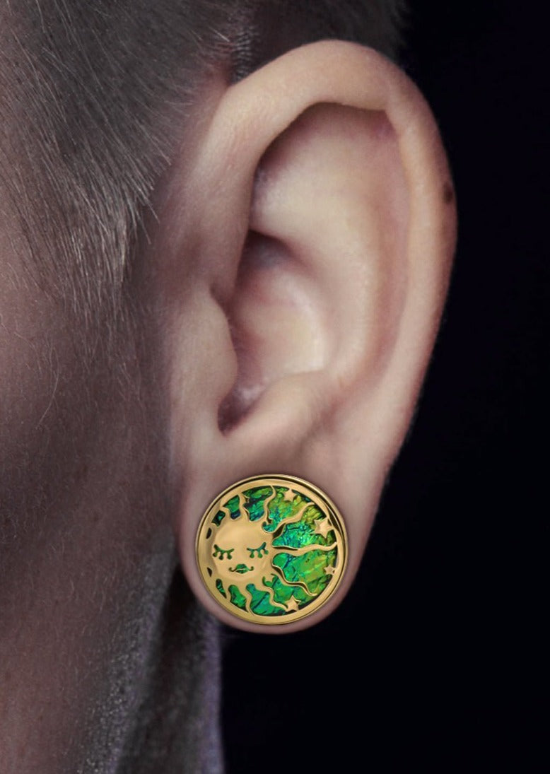 PunkPlugs Moon & Sun Ear Gauges Plugs