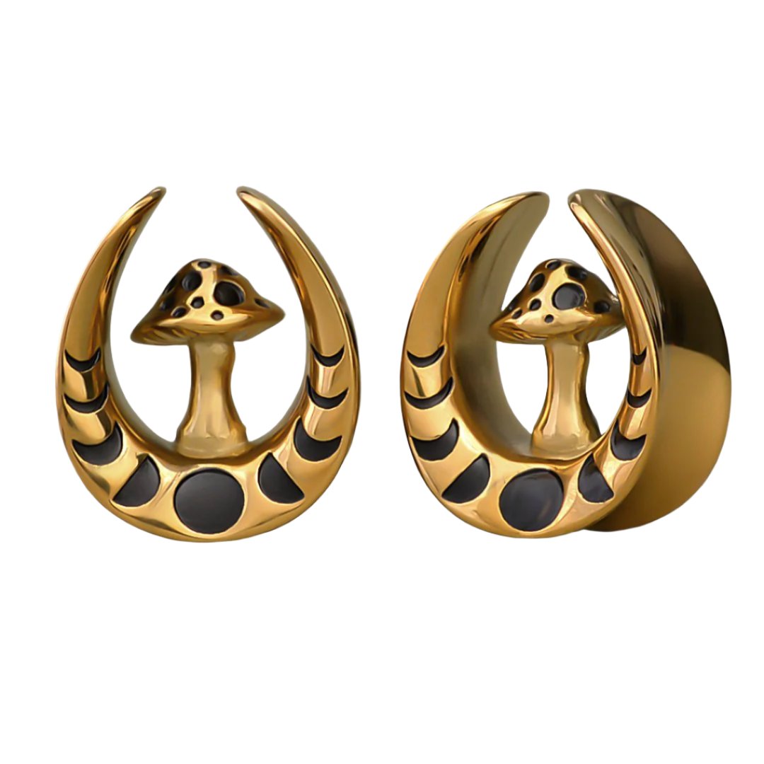 Mushroom Ear Tunnels - PunkPlugs