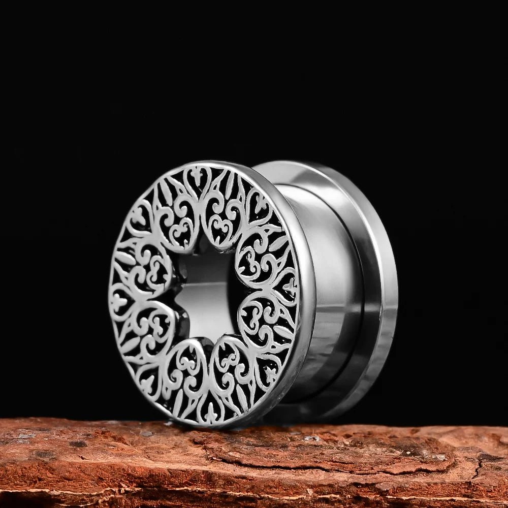 PunkPlugs Pattern del Fiore Ear Tunnels
