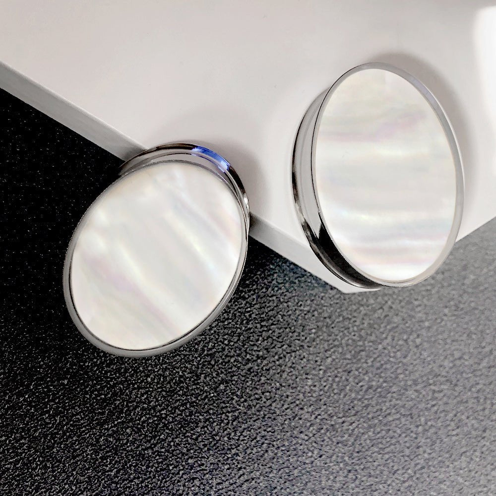 PunkPlugs Pearl Oval Ear Plugs
