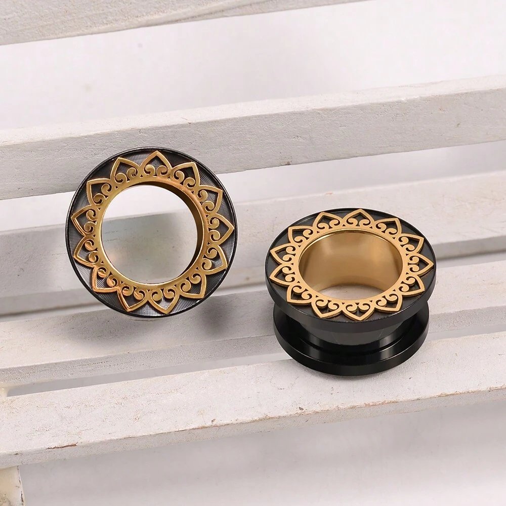 PunkPlugs Petal Rim Ear Tunnels