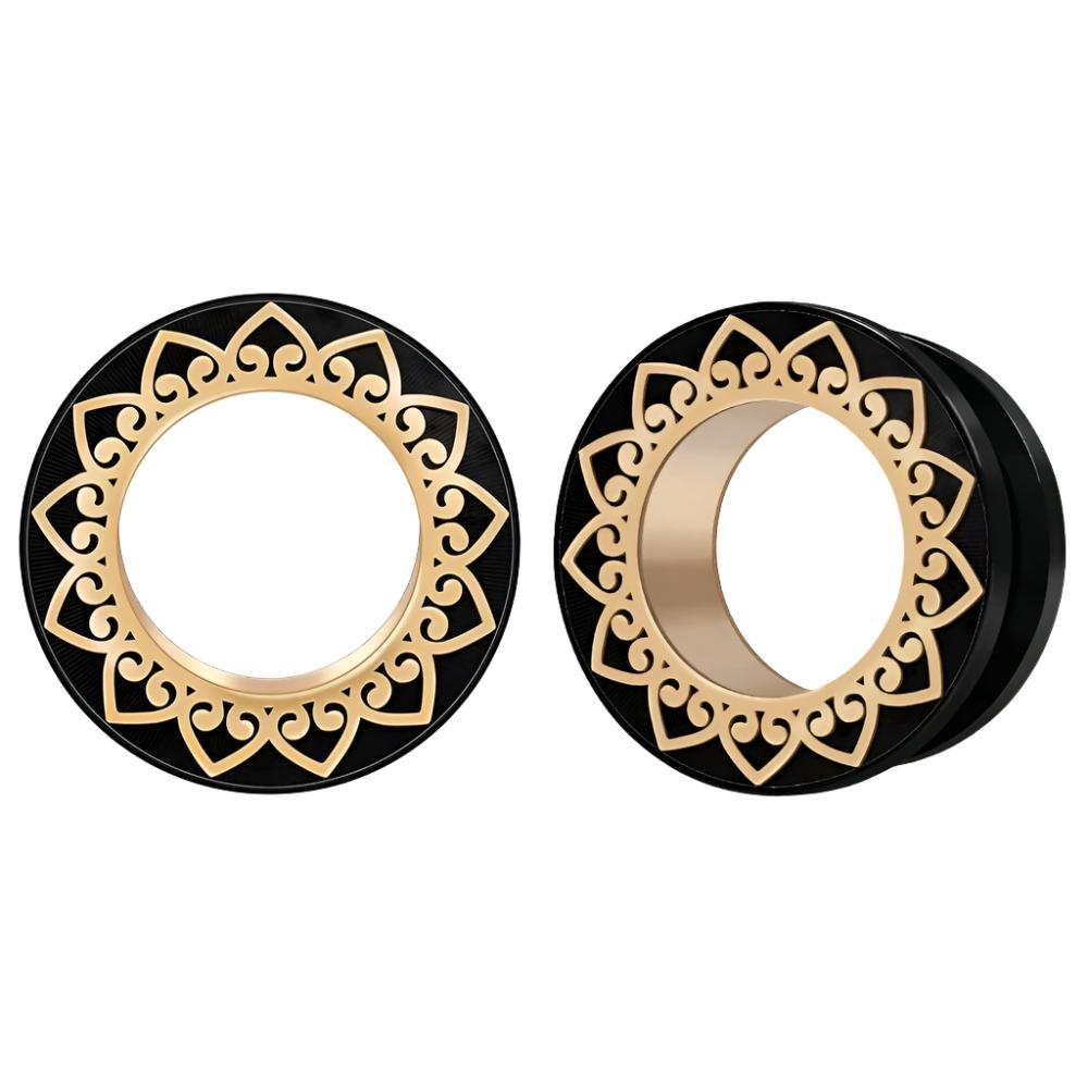PunkPlugs Petal Rim Ear Tunnels