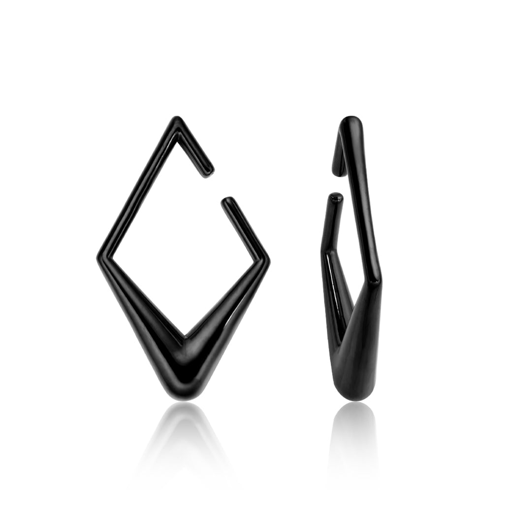 PunkPlugs Rhombic Stainless Ear Hangers