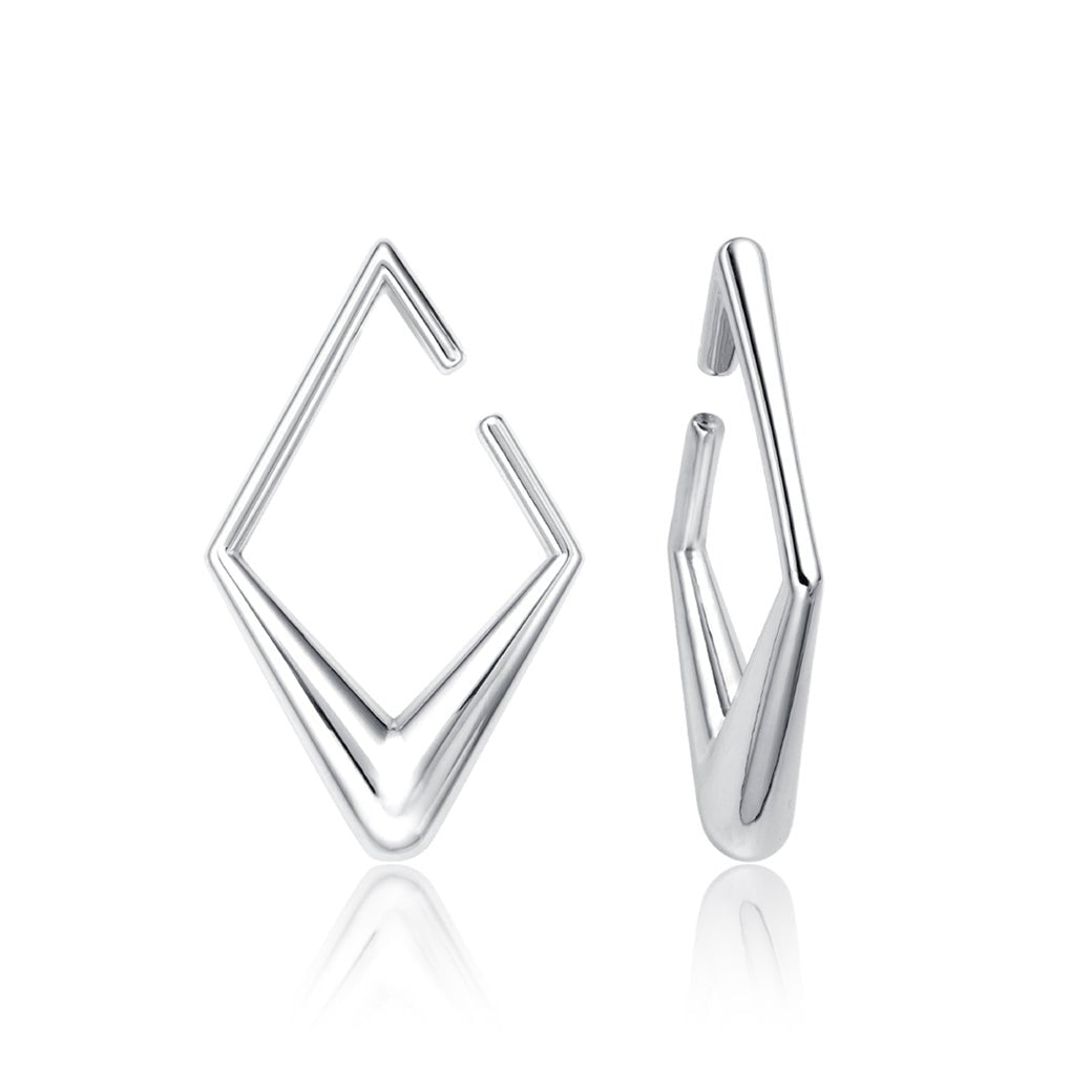 PunkPlugs Rhombic Stainless Ear Hangers