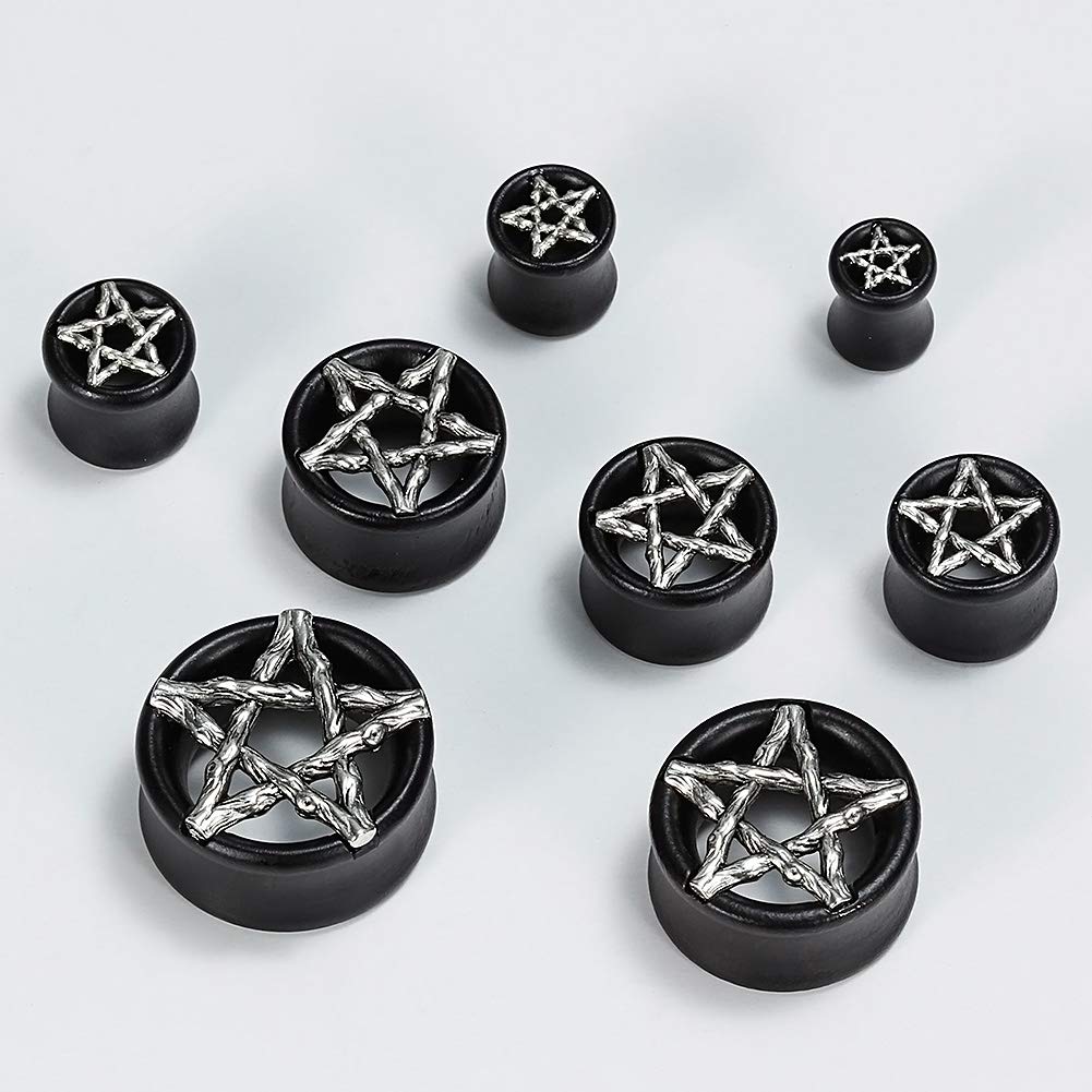 PunkPlugs Skull Ear Tunnels - 8mm-25mm Gauges Tunnels