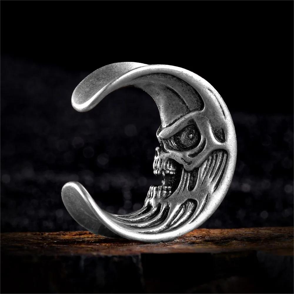 PunkPlugs Skull Moon Ear Tunnels Saddles