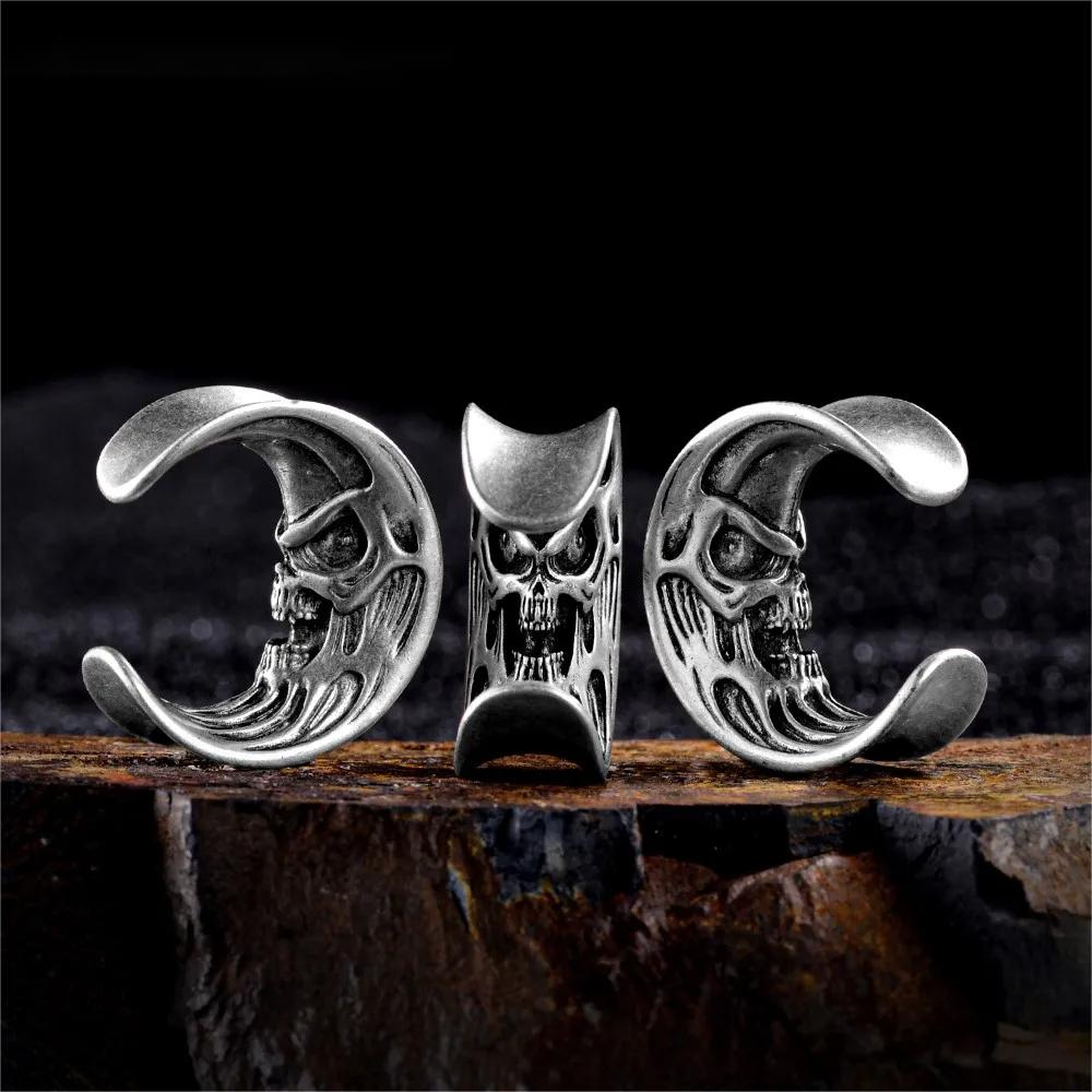 PunkPlugs Skull Moon Ear Tunnels Saddles