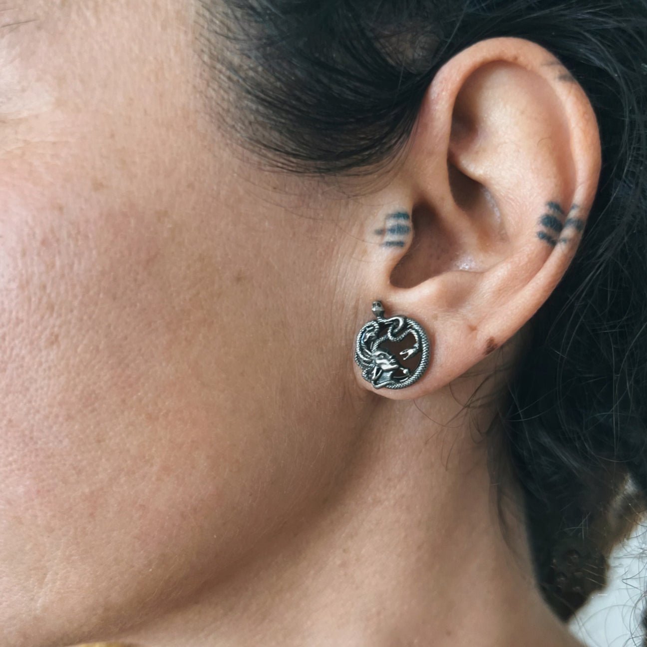 PunkPlugs Snake Head/Medusa Ear Tunnels
