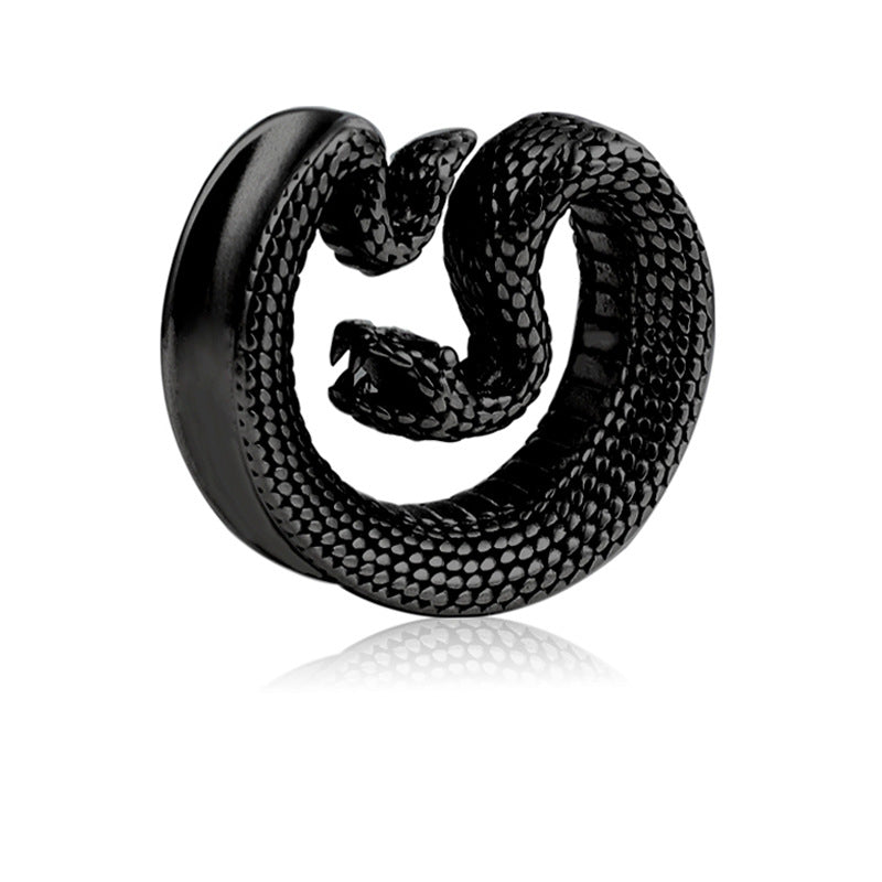 PunkPlugs Snake Steel Ear Tunnels Saddles
