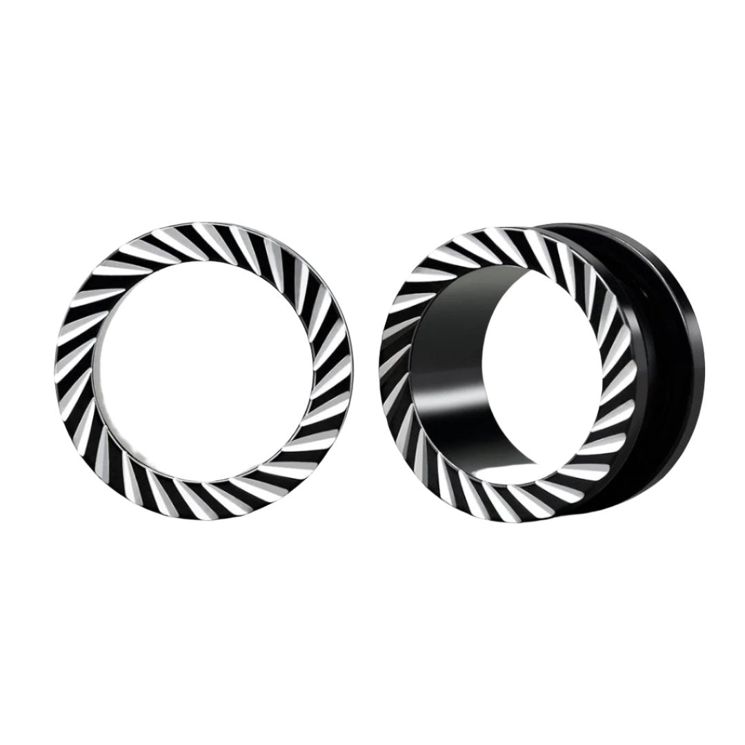 PunkPlugs Spiral Pattern Ear Tunnels