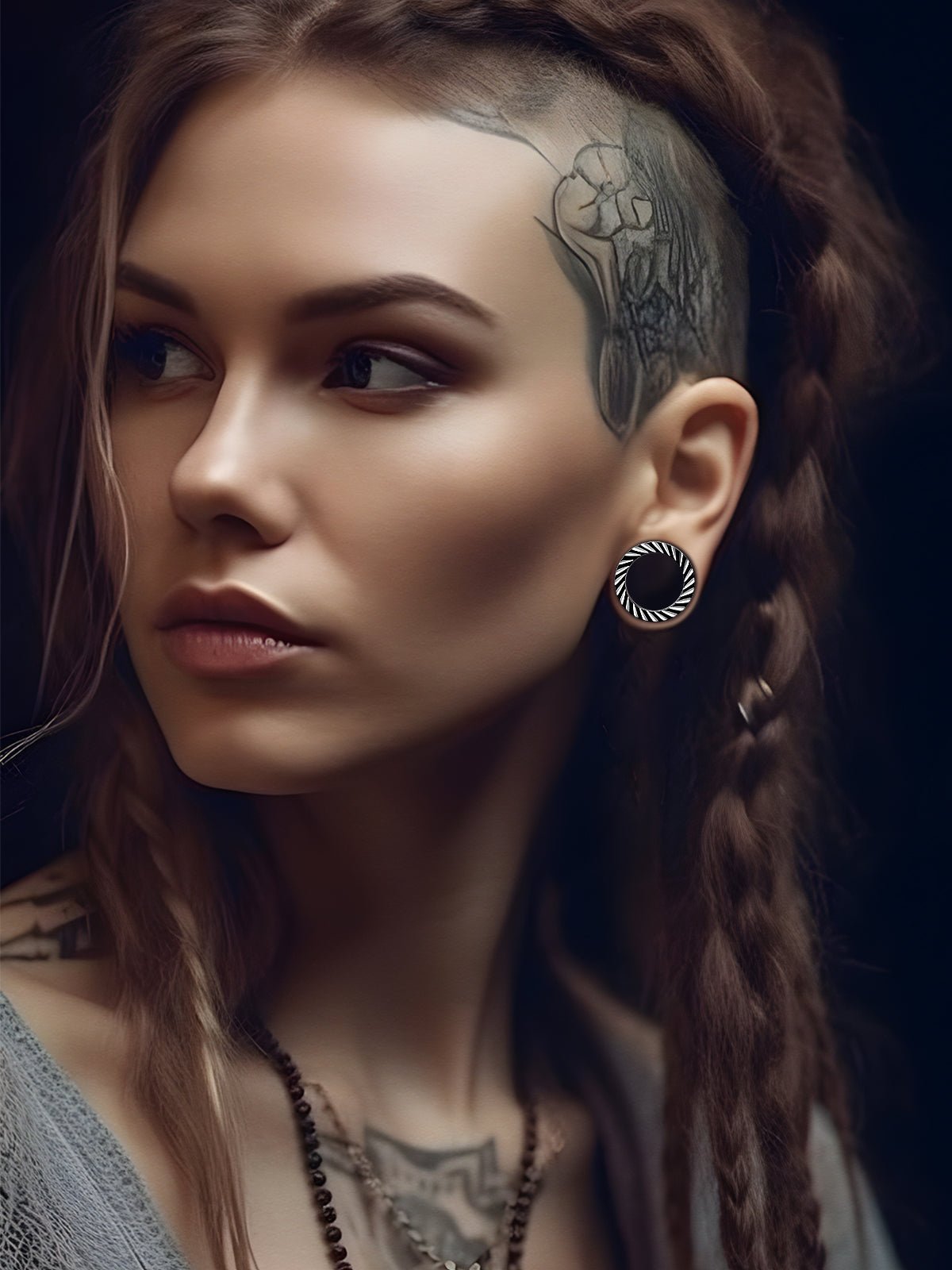 PunkPlugs Spiral Pattern Ear Tunnels