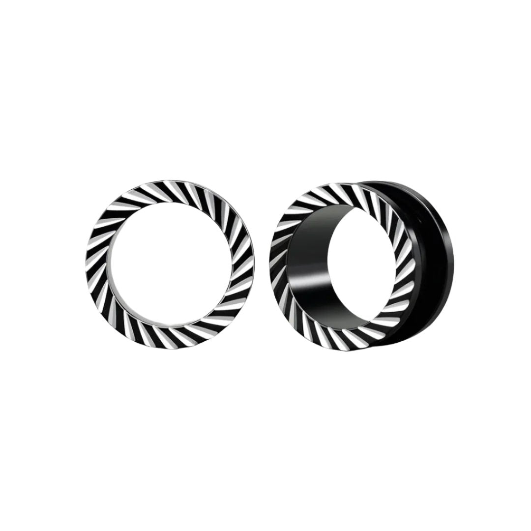 PunkPlugs Spiral Pattern Ear Tunnels
