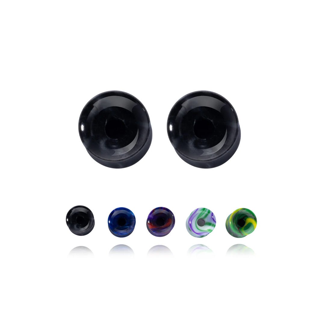PunkPlugs Tie Dye Swirl Acrylic Ear Tunnels