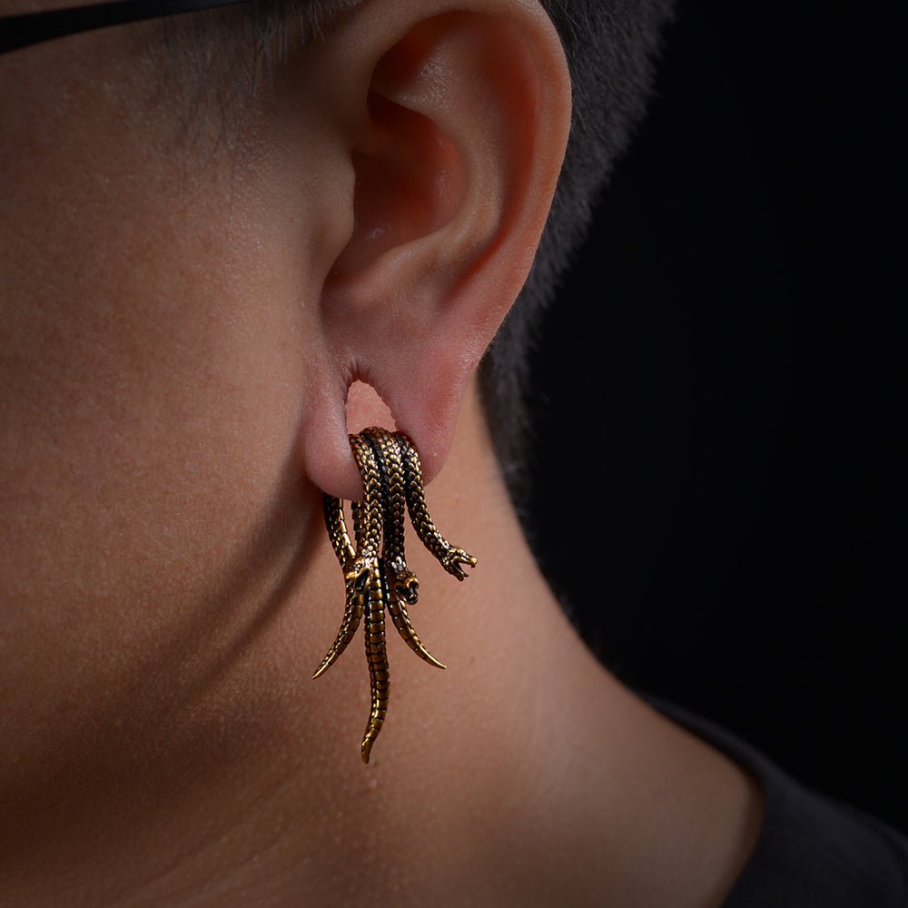Trinity Snake Ear Hangers - PunkPlugs